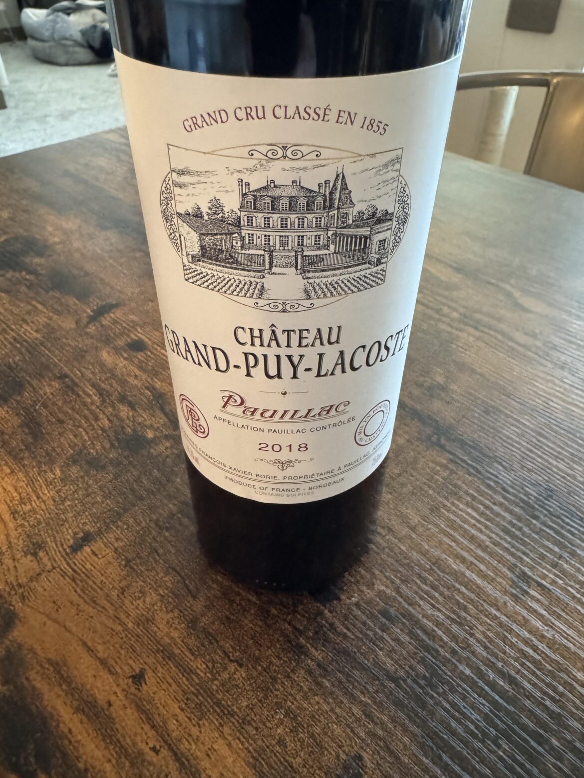 2018 Chateau Grand-Puy-Lacoste for $47 steal!