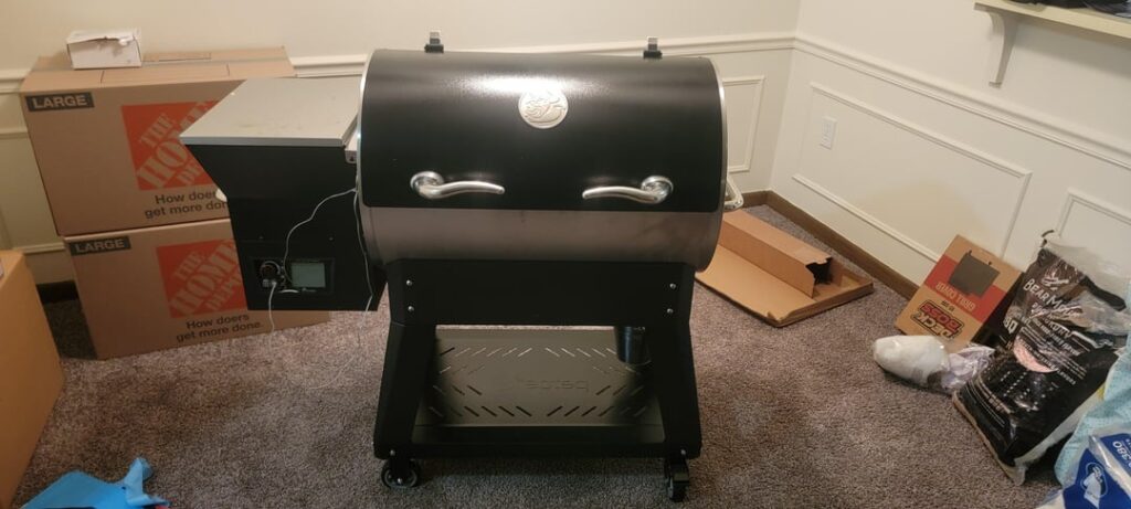 First Pellet Smoker, RECTEQ Deck Boss 590