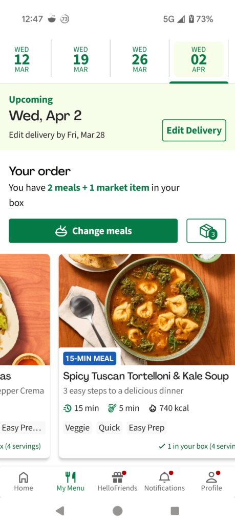 Hello Fresh is becoming TOO repetitive Hello Fresh is becoming TOO repetitive