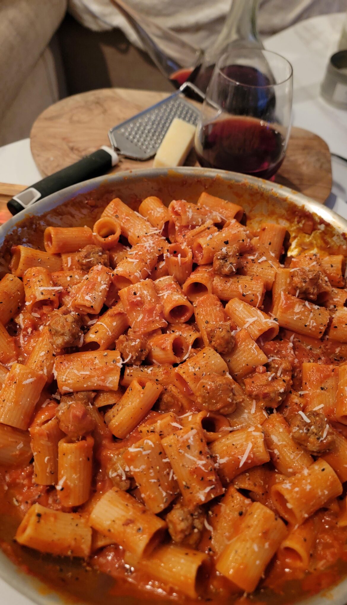 I made Sasha Marx's Pasta Alla Zozzona