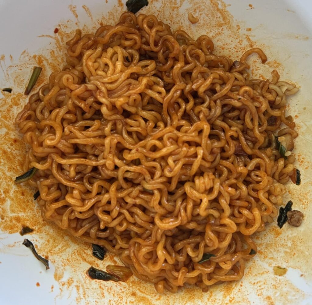 Shin Ramyun Spicy Beef Stir Fry