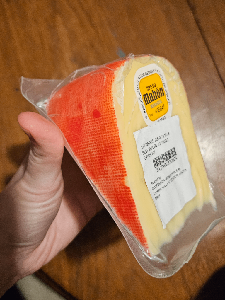 Can I eat the orange part of the cheese?
