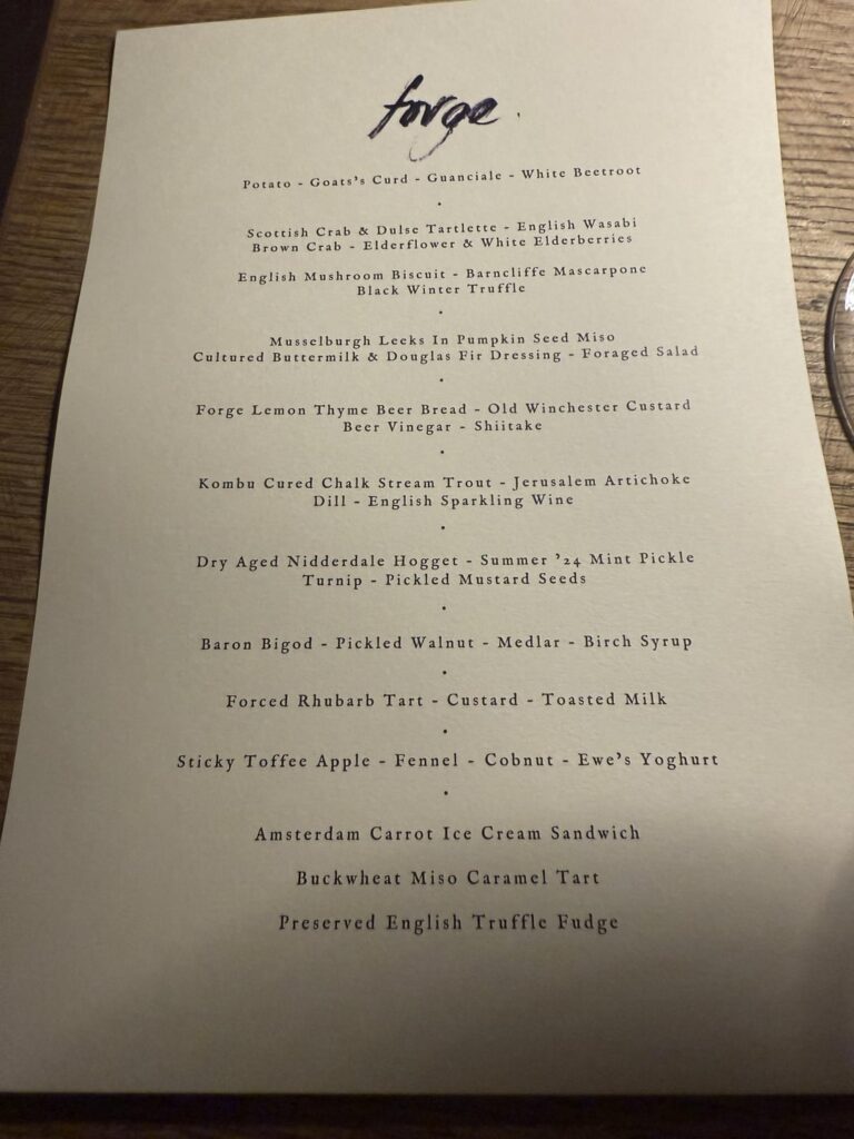 Newly starred FORGE at Middleton Lodge, UK Newly starred FORGE at Middleton Lodge, UK