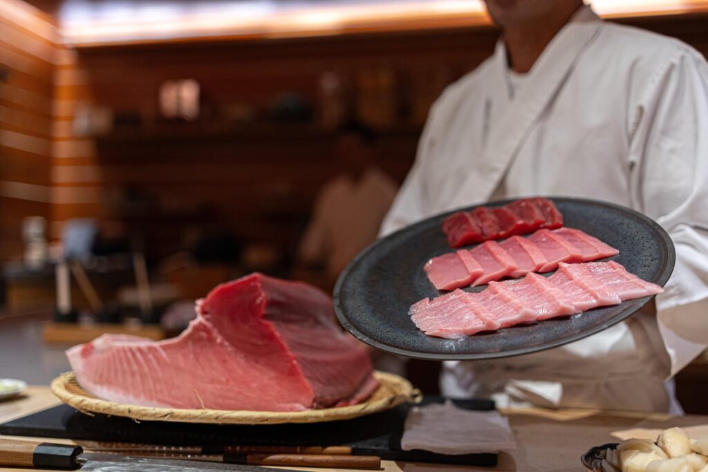 A handful from "The Den" at Azabu, Miami Beach