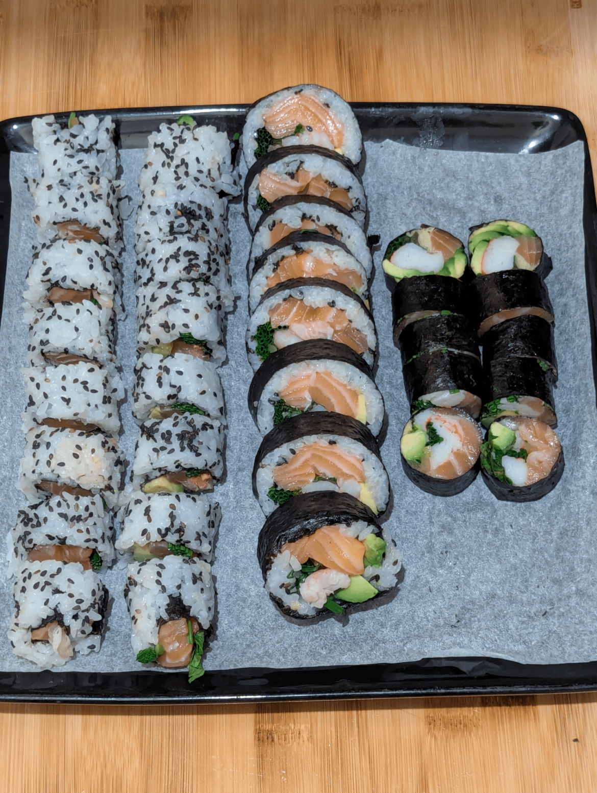 Two weeks into home-made sushi