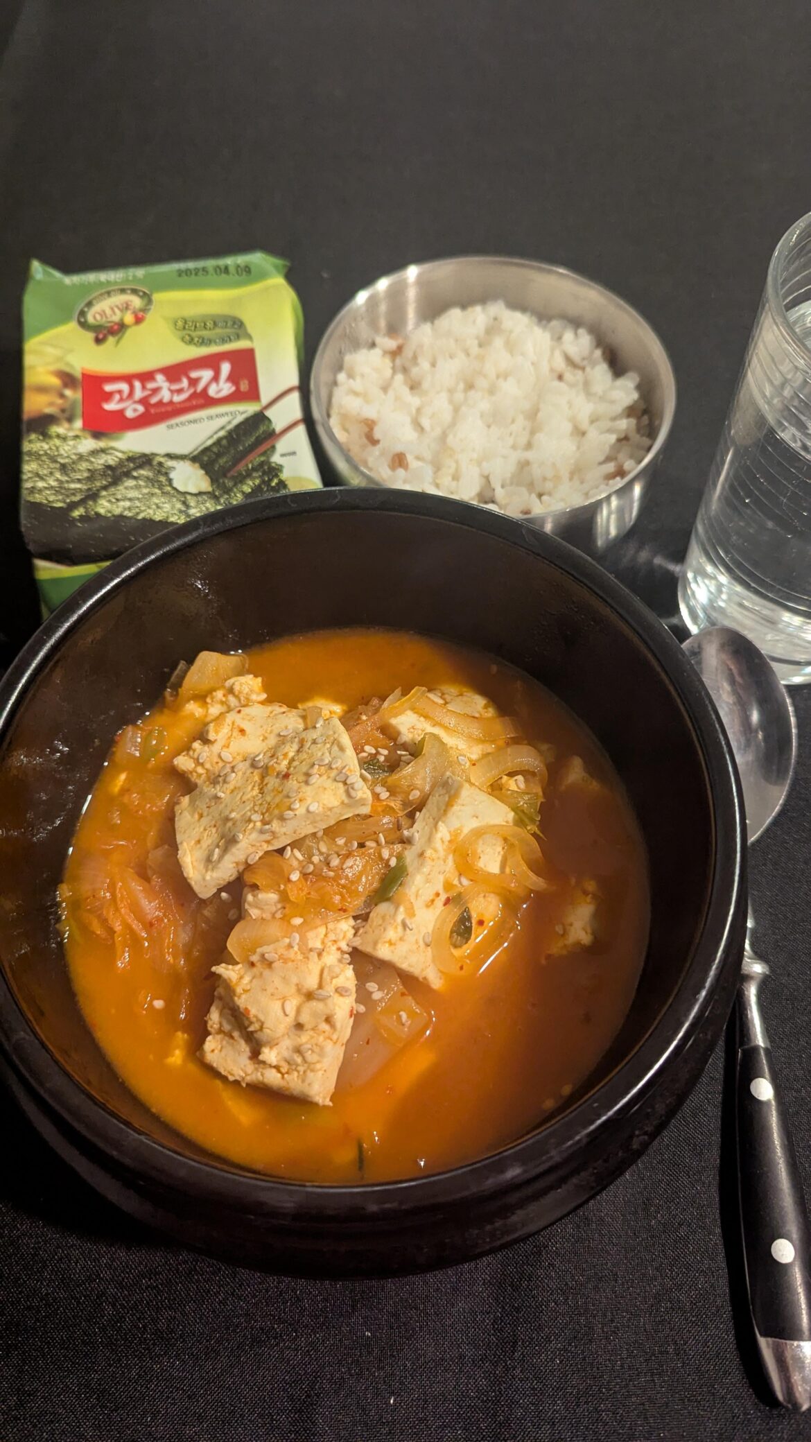 Homemade Kimchi Jigae - And a question!