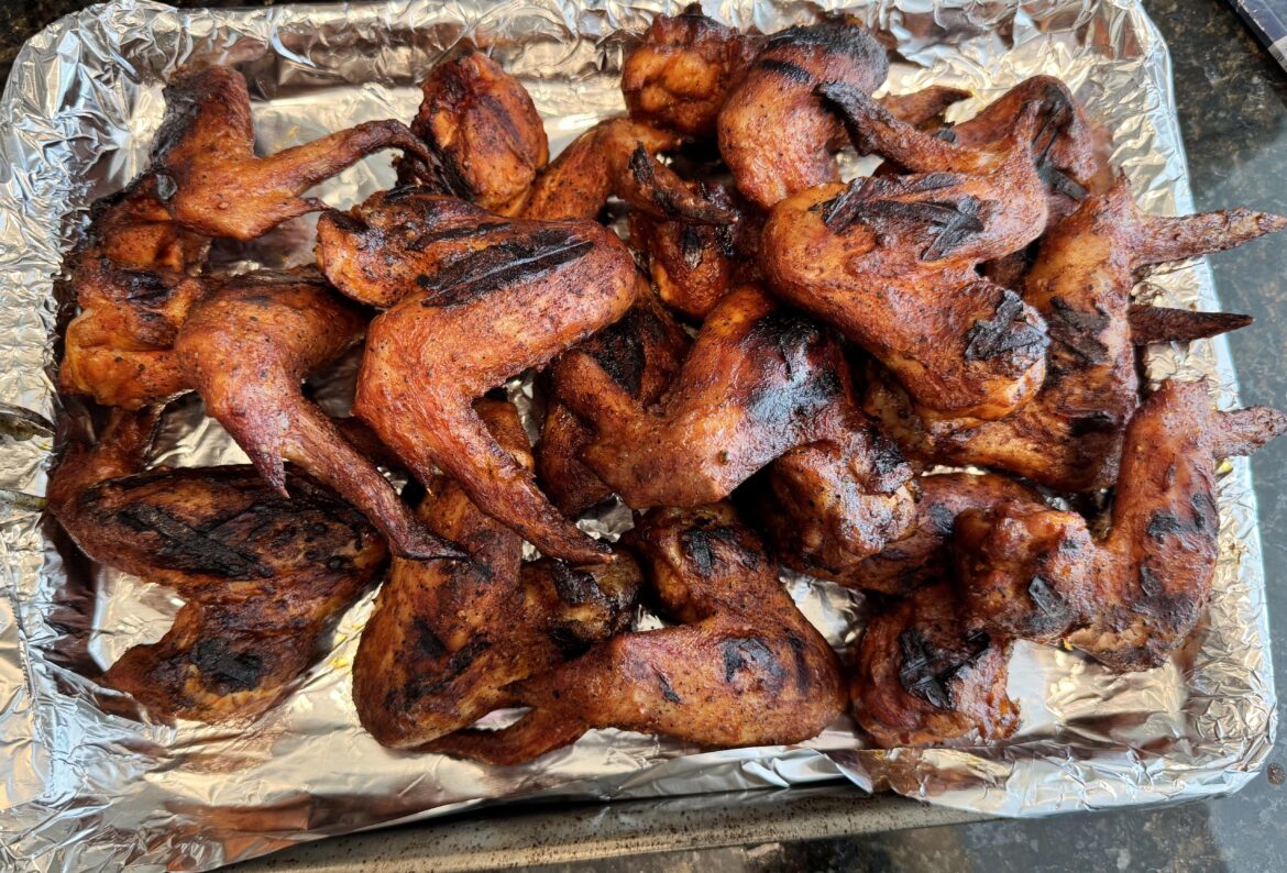 Smoked and Grilled Wings
