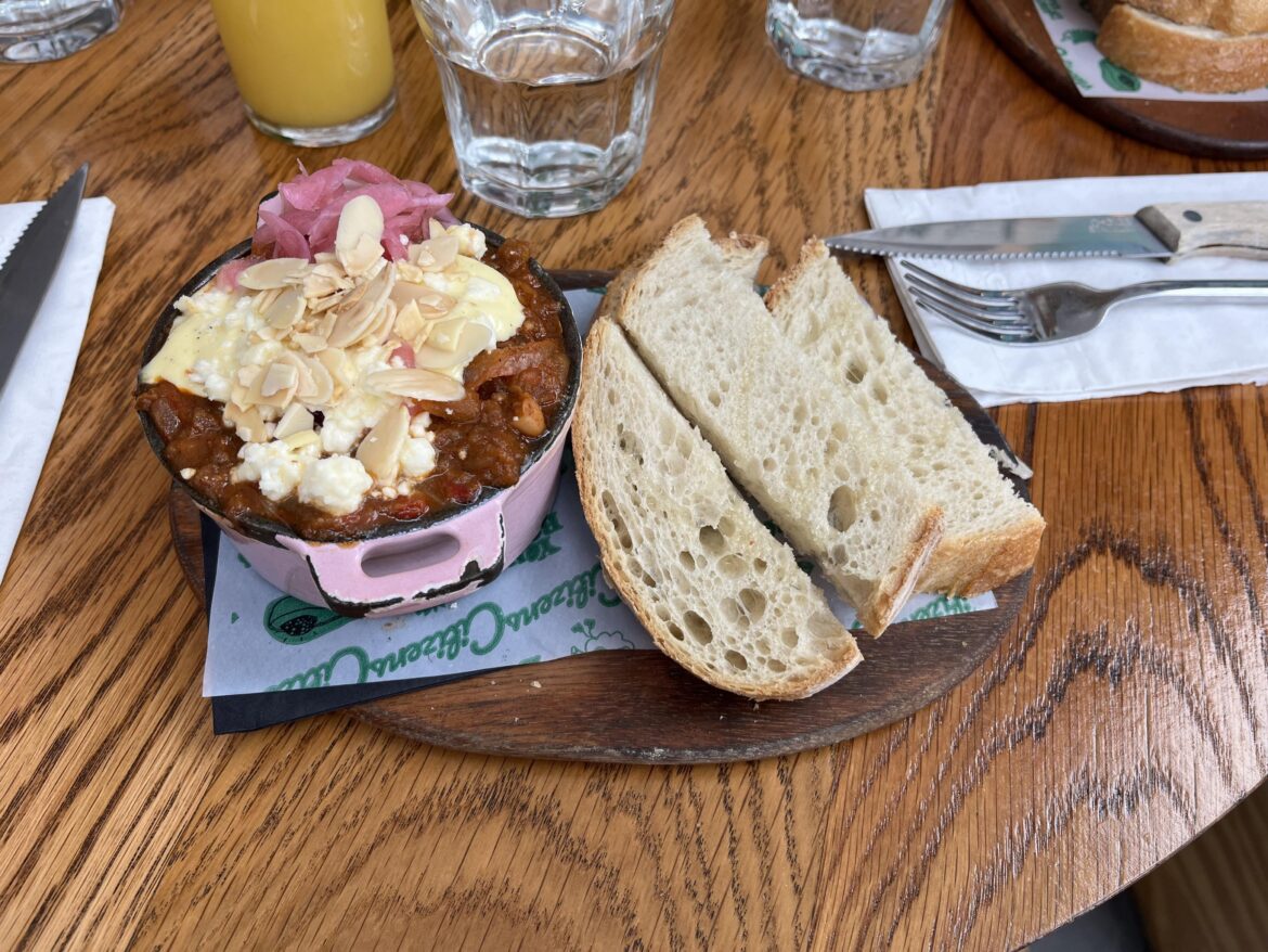 Stupid board at a brunch spot