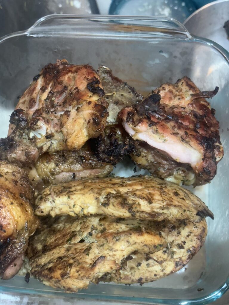 Vietnamese grilled chicken.