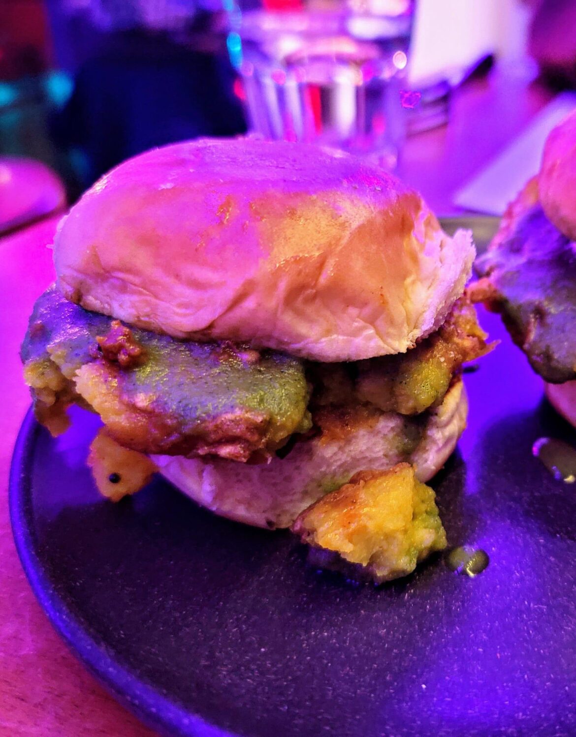 Vada pav at Lilac Tiger