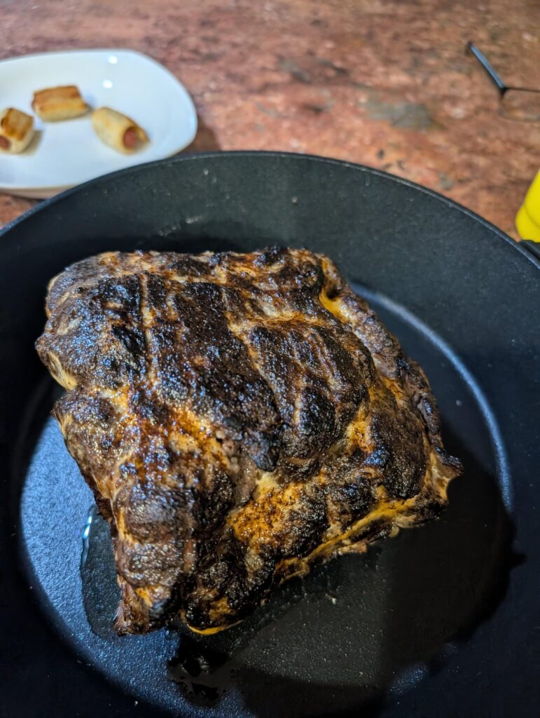 30 hour chuck roast, internally trimmed and rolled. Thoughts?