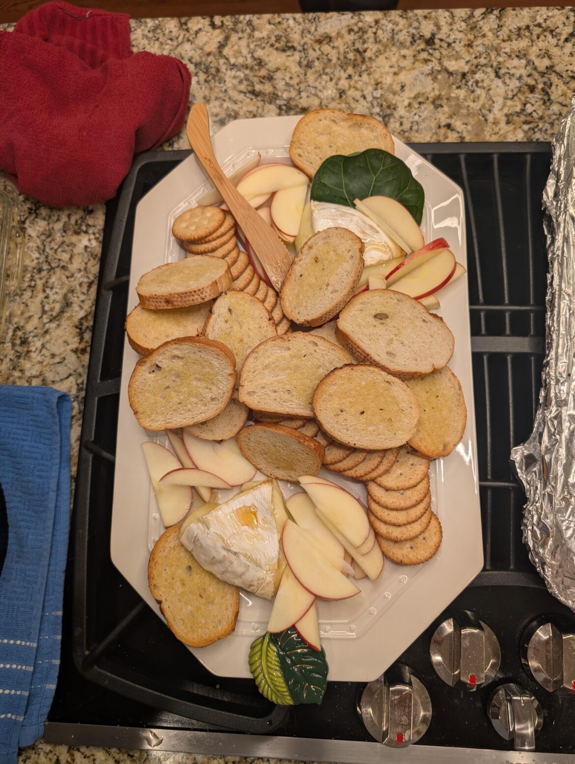 Cheese & Cracker plate my wife made