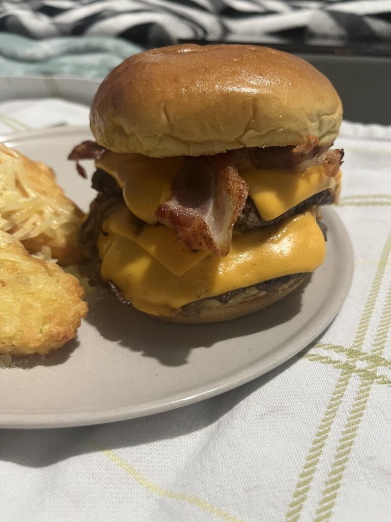 Yet another double bacon cheeseburger