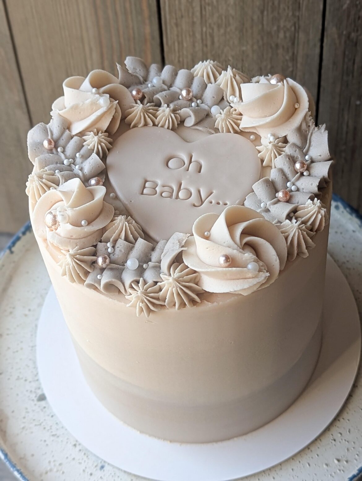 Gender reveal cake 🩷🩵