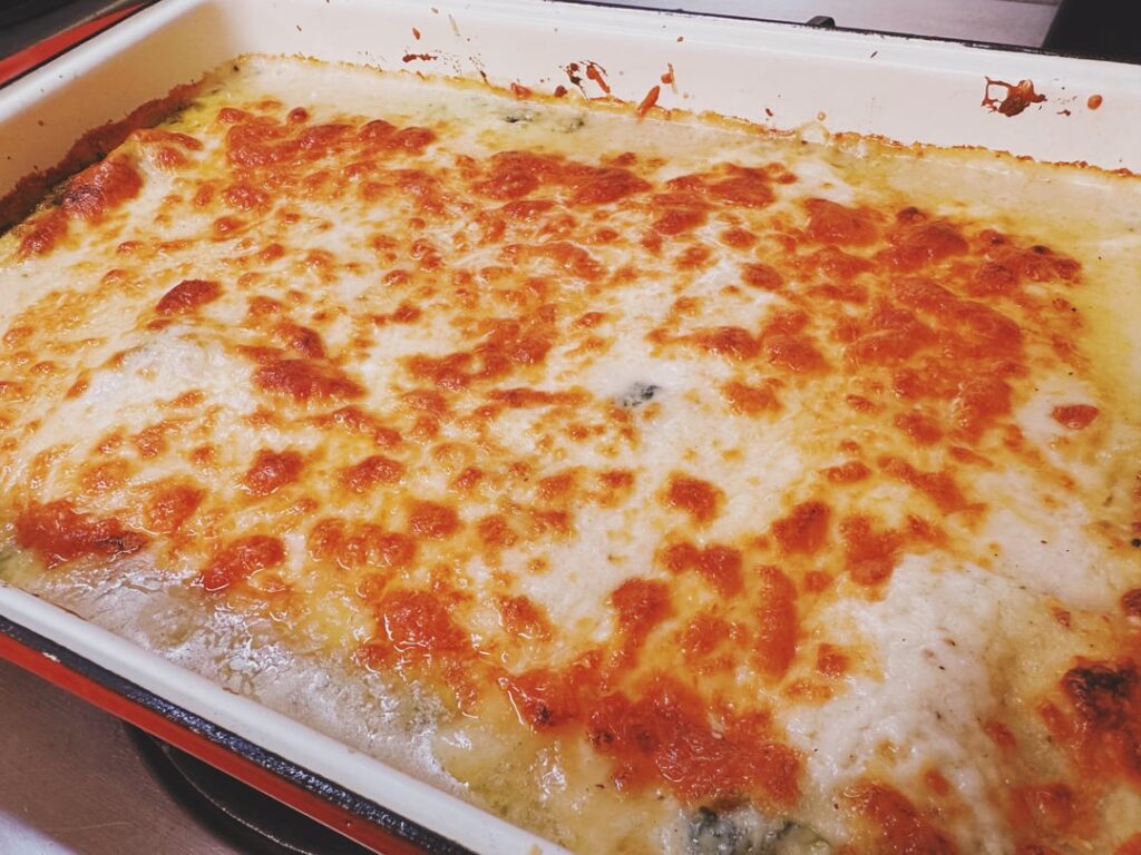 Kenjis ultra creamy spinach and mushroom lasagna Kenjis ultra creamy spinach and mushroom lasagna