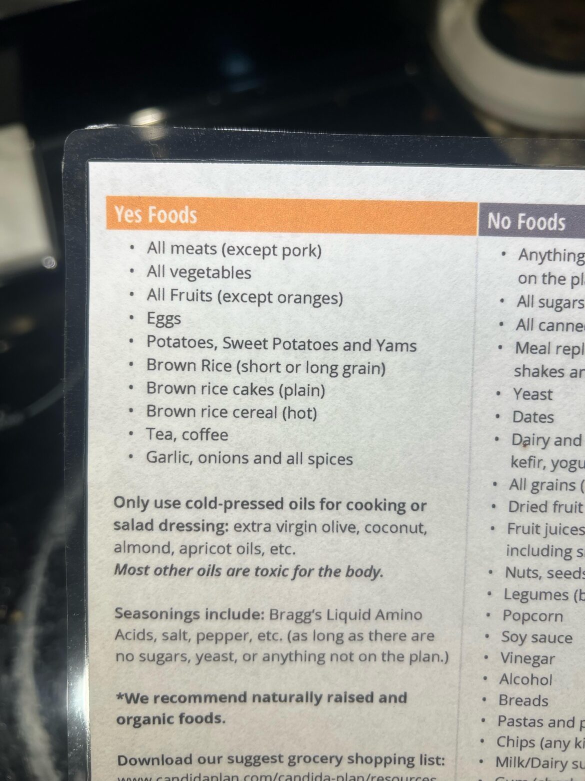 Looking for recipes for very restrictive diet