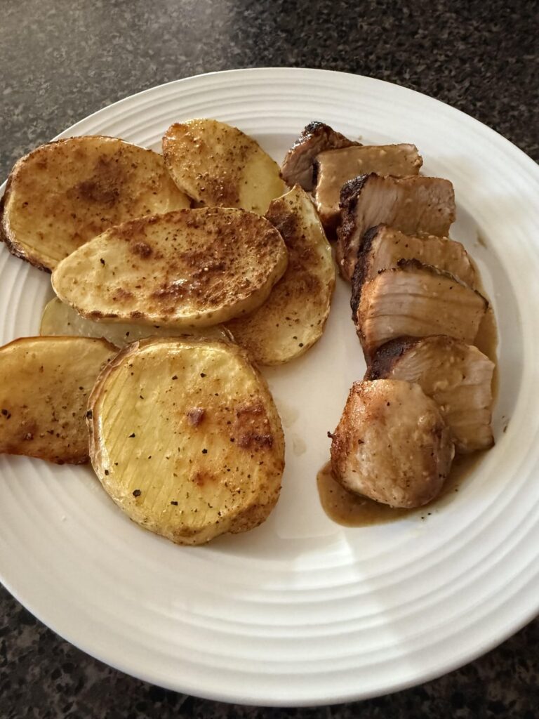 Mustard Apricot Pork Filet…meal was good despite my bad prep! Review Below ⬇️