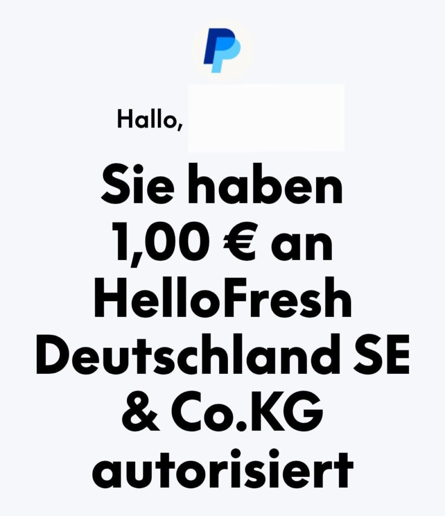 Random charge from HelloFresh? Random charge from HelloFresh?