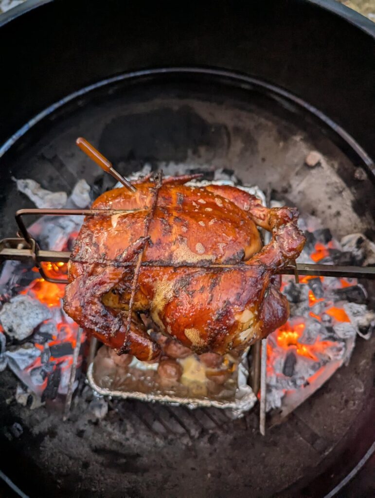 First go at the rotisserie