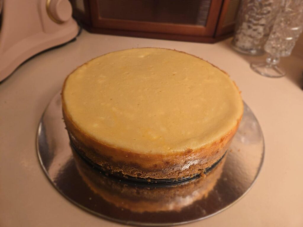 First ever cheesecake with a homemade ganache