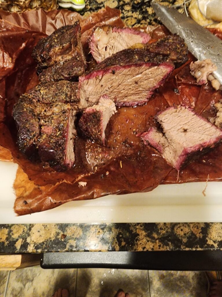 I did my first semi successful chuck. It was a bit dryer and the juices were spewing