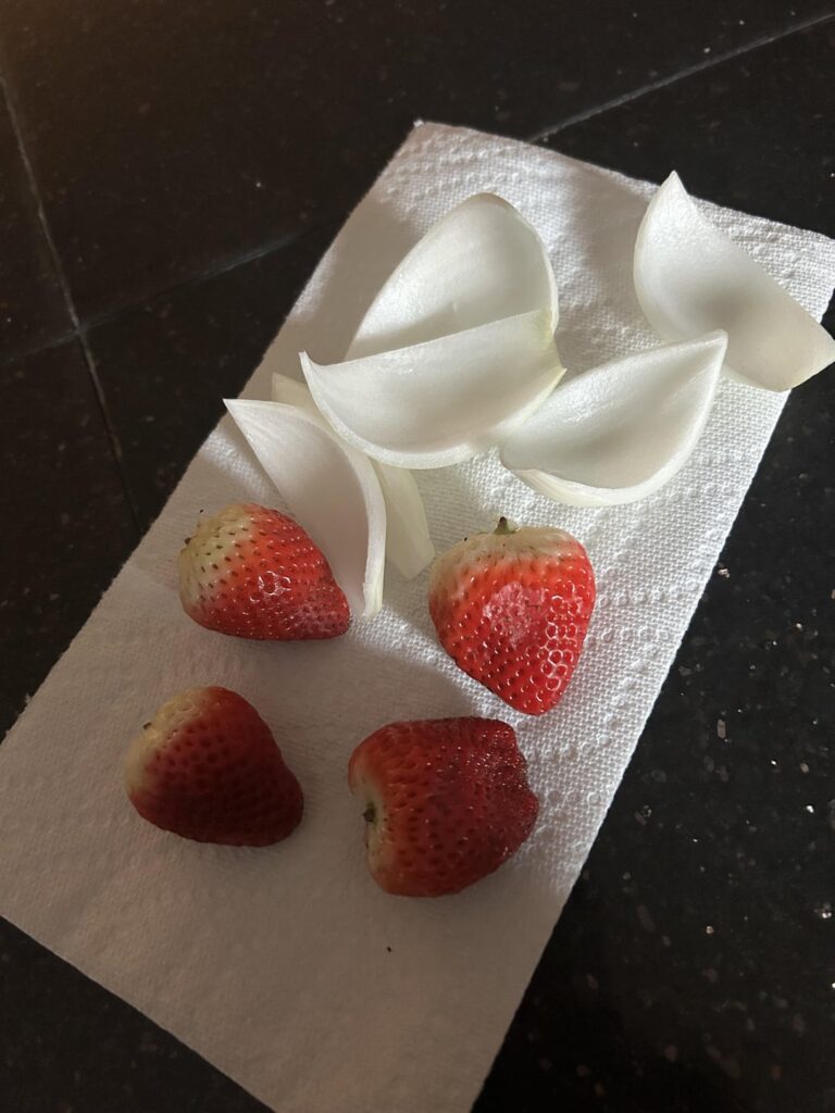 Strawberries and onions?