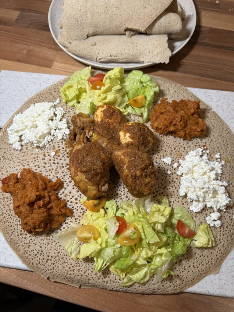 Another day, another flatbread: injera with 50% ivory teff