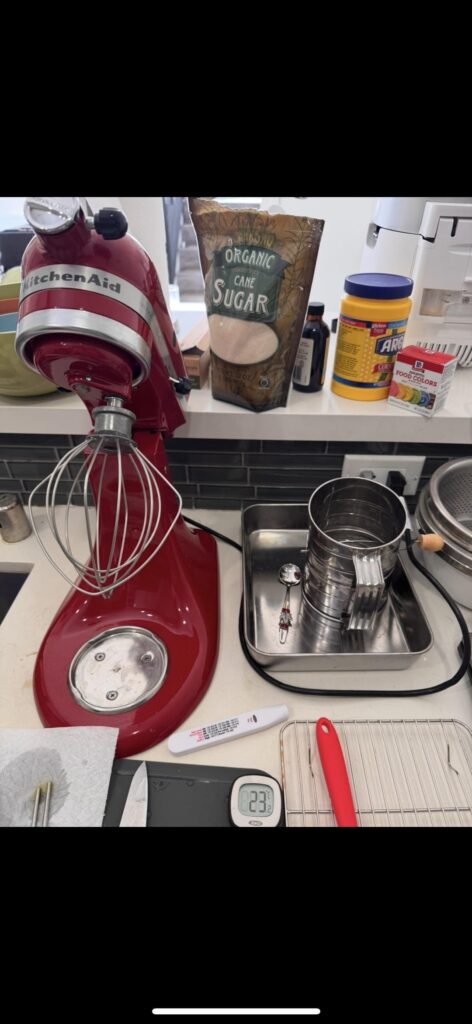 First time ever baking a cake!