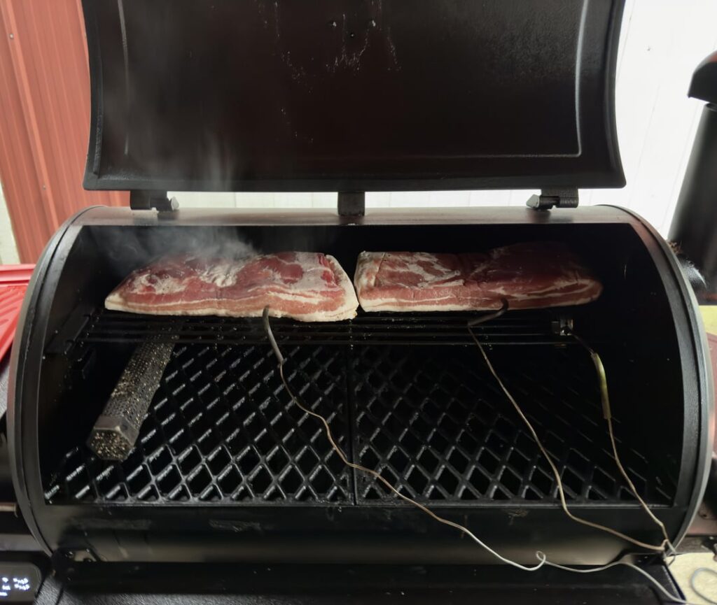 8lbs of pork belly bacon