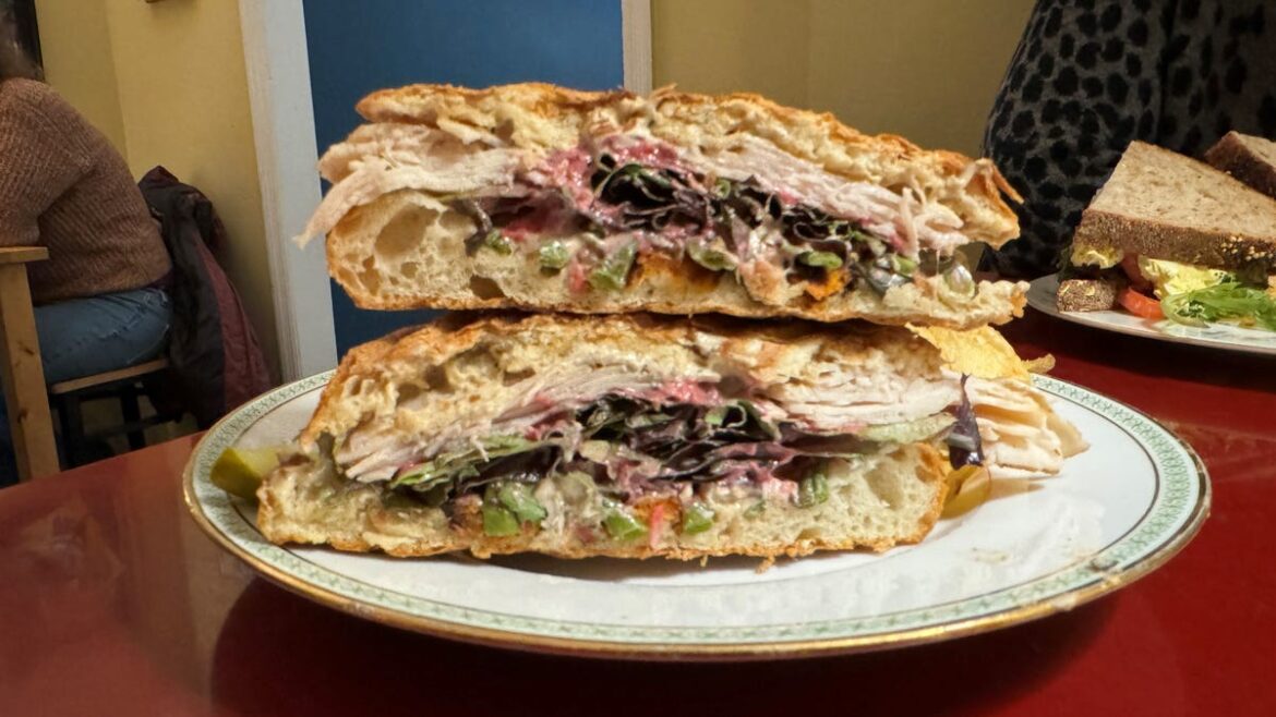 Thanksgiving panini in Cincinnati packs all the sides into 1 sandwich Thanksgiving panini in Cincinnati packs all the sides into 1 sandwich