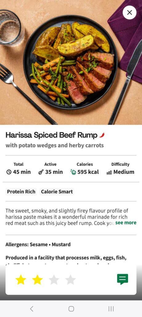 Harissa Spiced Beef Rump