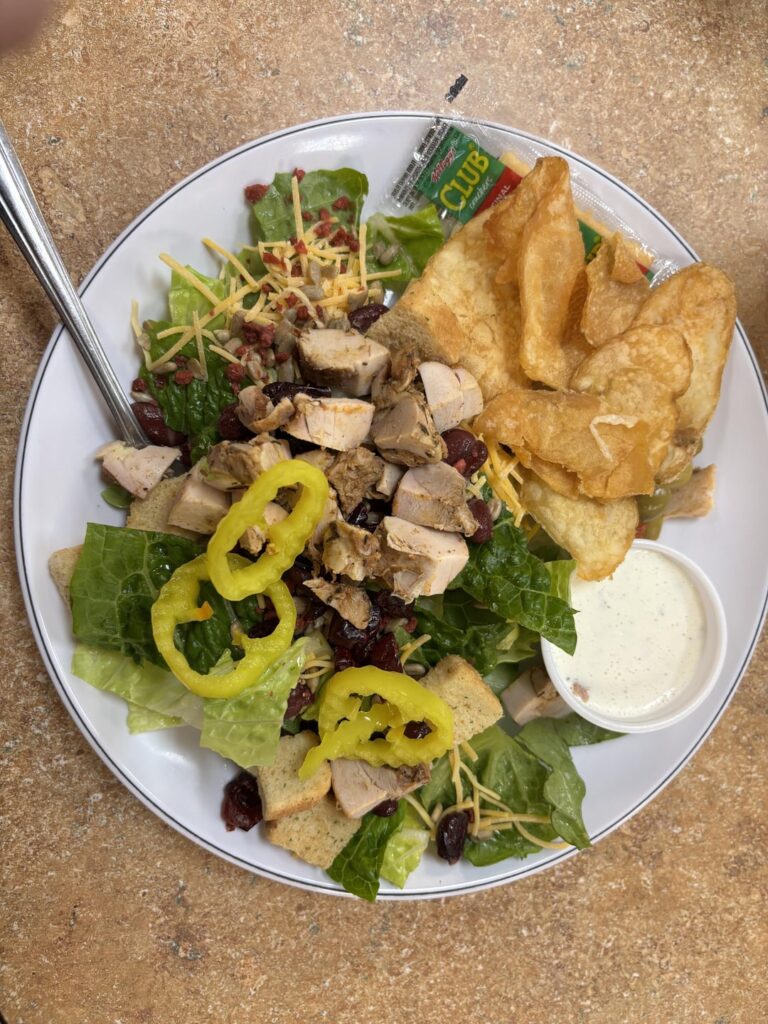 Is 675 accurate for how much I ate of this salad?