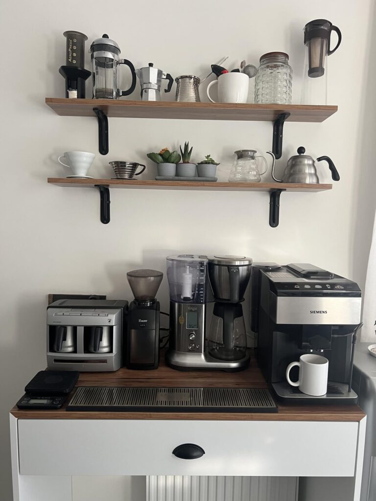 new coffee set up