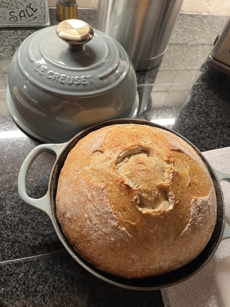 was upset, made bread, felt better :)