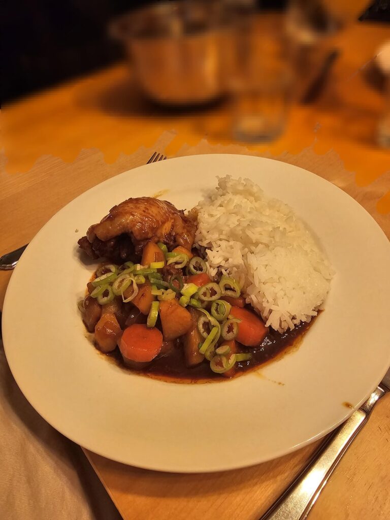 Homemade korean Dakbokkeumtang.