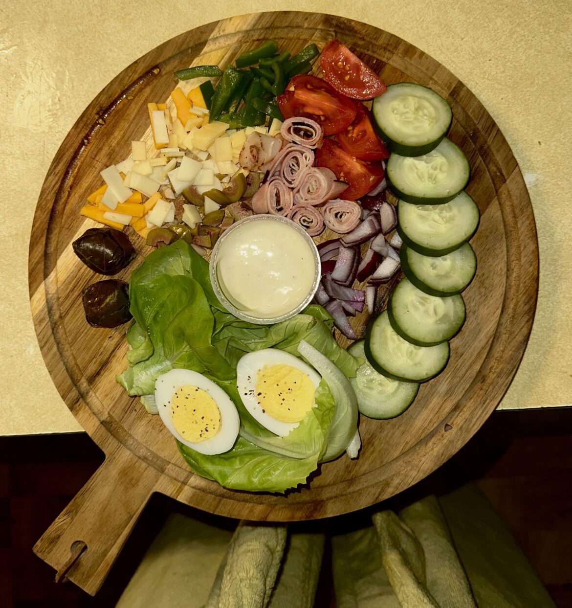 Was cutting up a salad and discovered I just want charcuterie