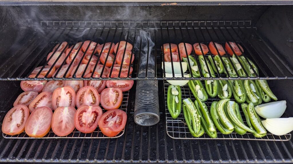 Smoked, Charred salsa