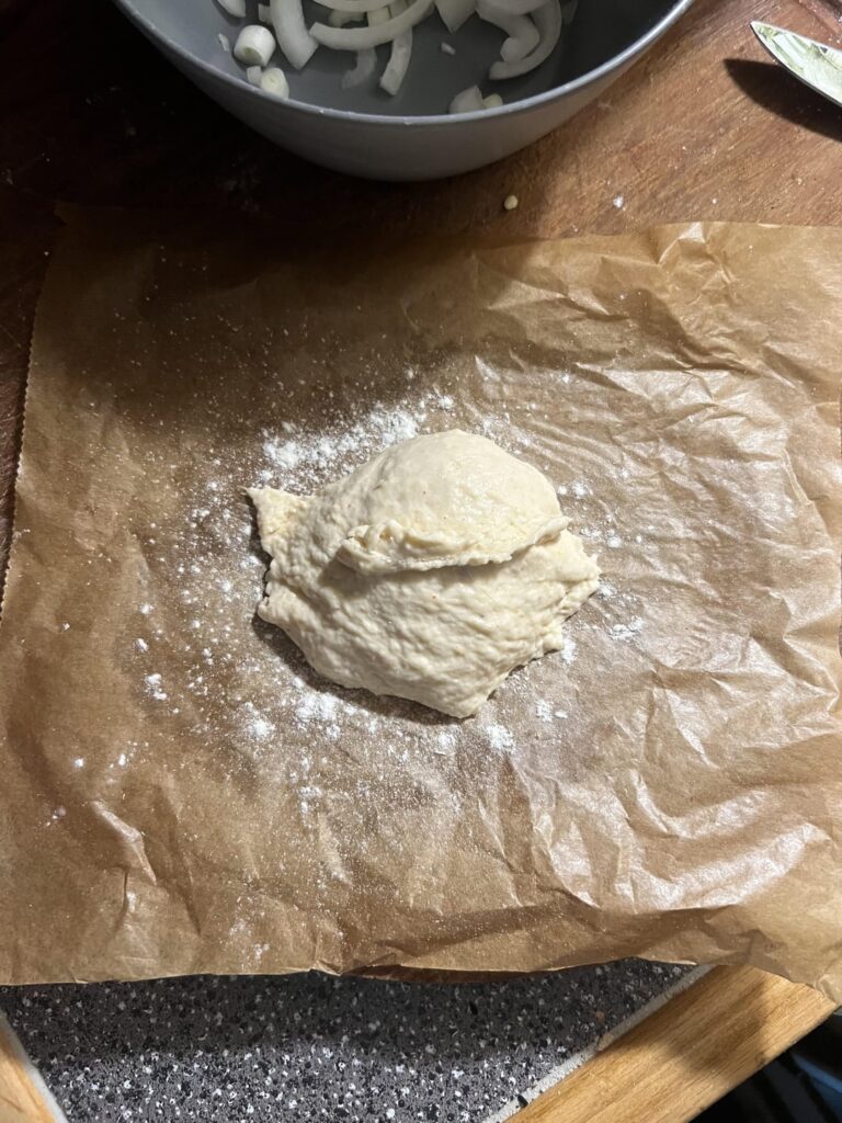 Got high and made some cheesy onion bread thingys