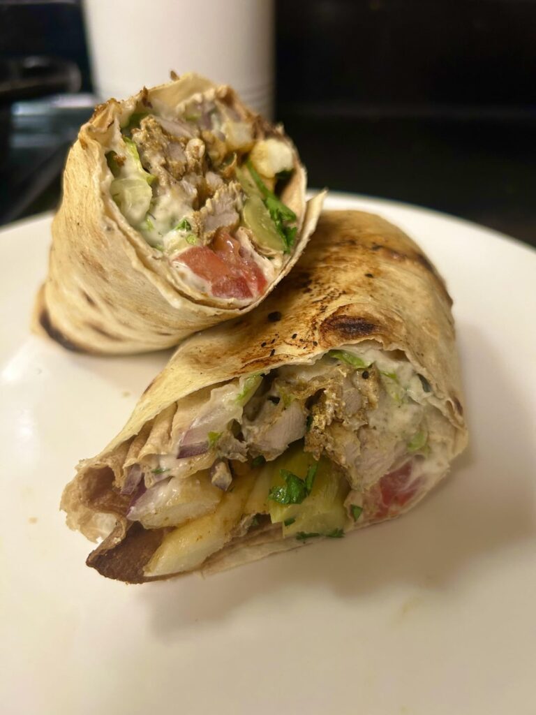 I made chicken shawarma