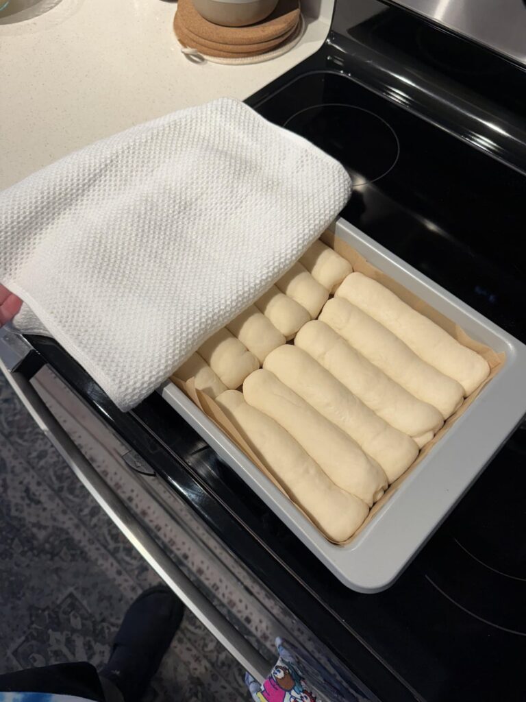 Made some New England style rolls. Recipe from https://growagoodlife.com/new-england-hot-dog-buns/