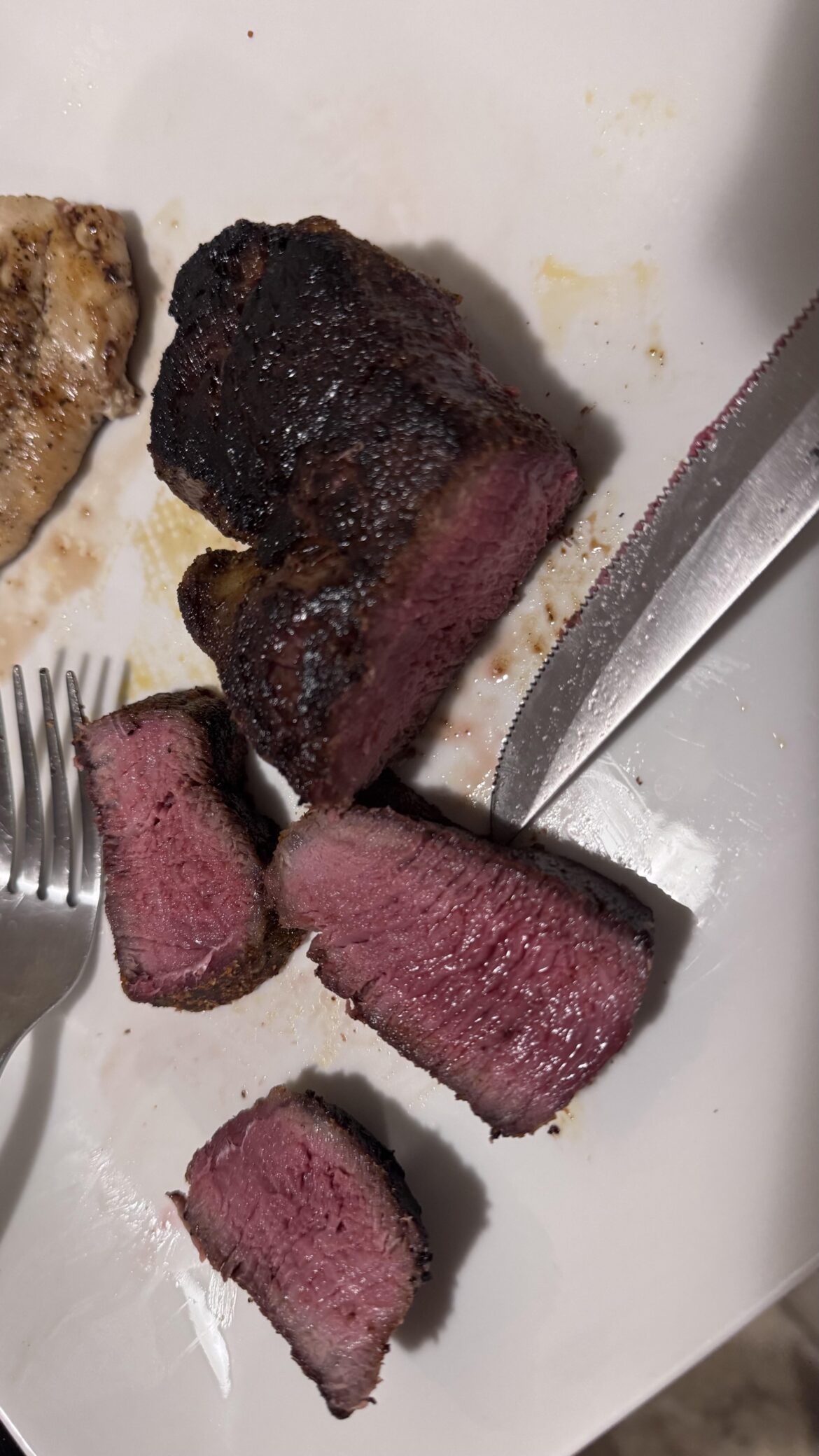 Cast iron filet mignon