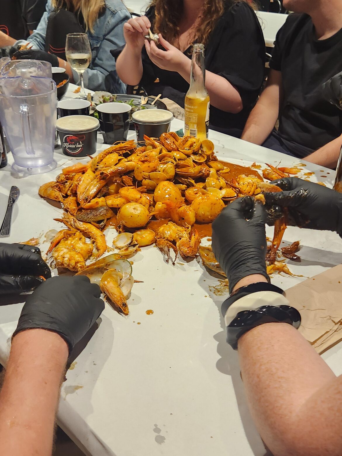 This came in a bag, carried in a bucket, and dumped on the table