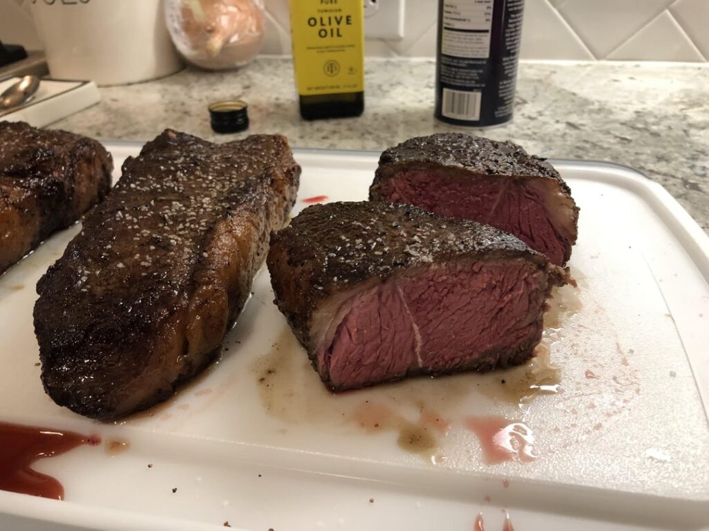 Steaks for Wife’s birthday
