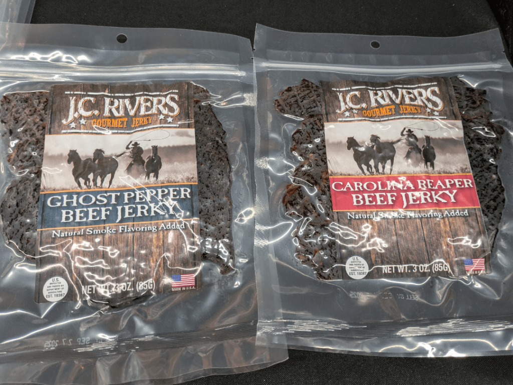 Ghost Pepper and Carolina Reaper Beef Jerky