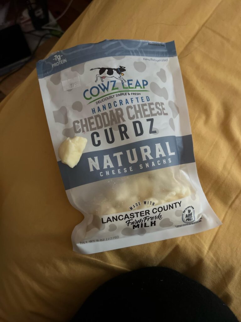 Cowz Leap “Curdz” just cheese, cruel slight of hand