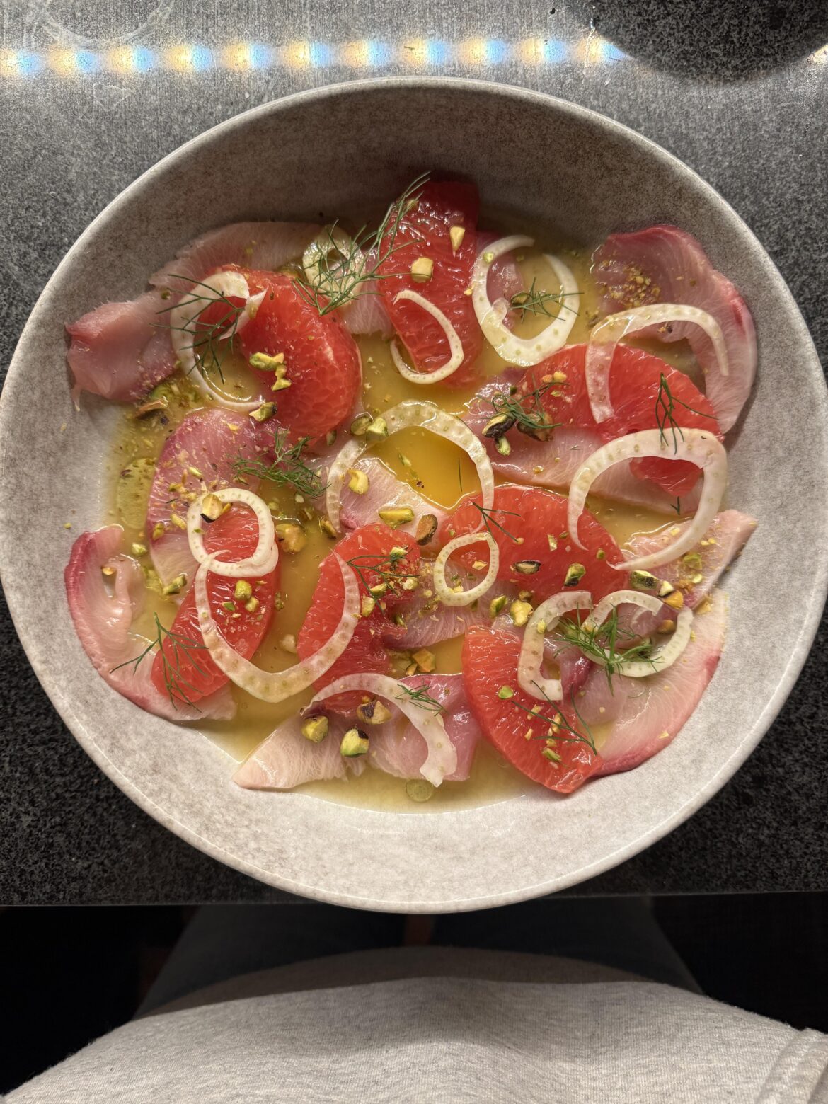 Hamachi Citrus Crudo