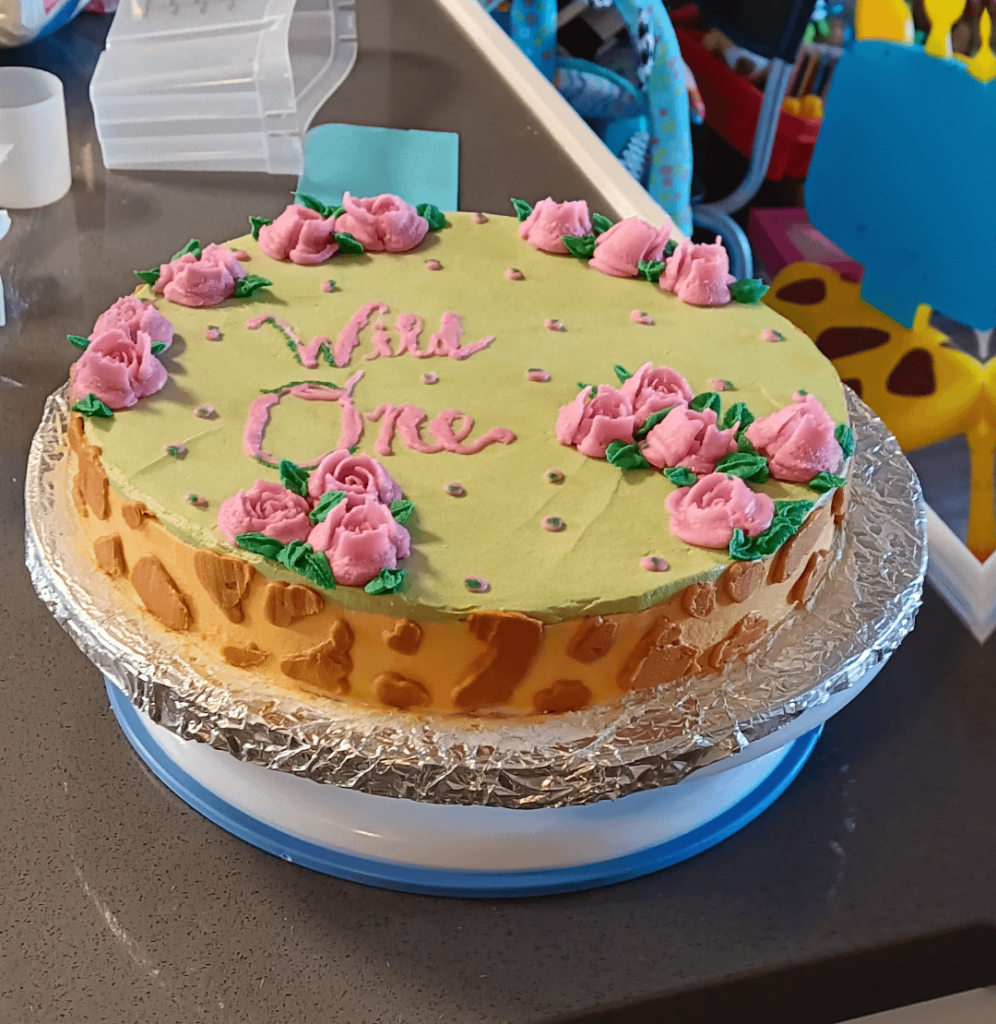 Practice Cake for My Daughters First Birthday 🎂🥳🎉