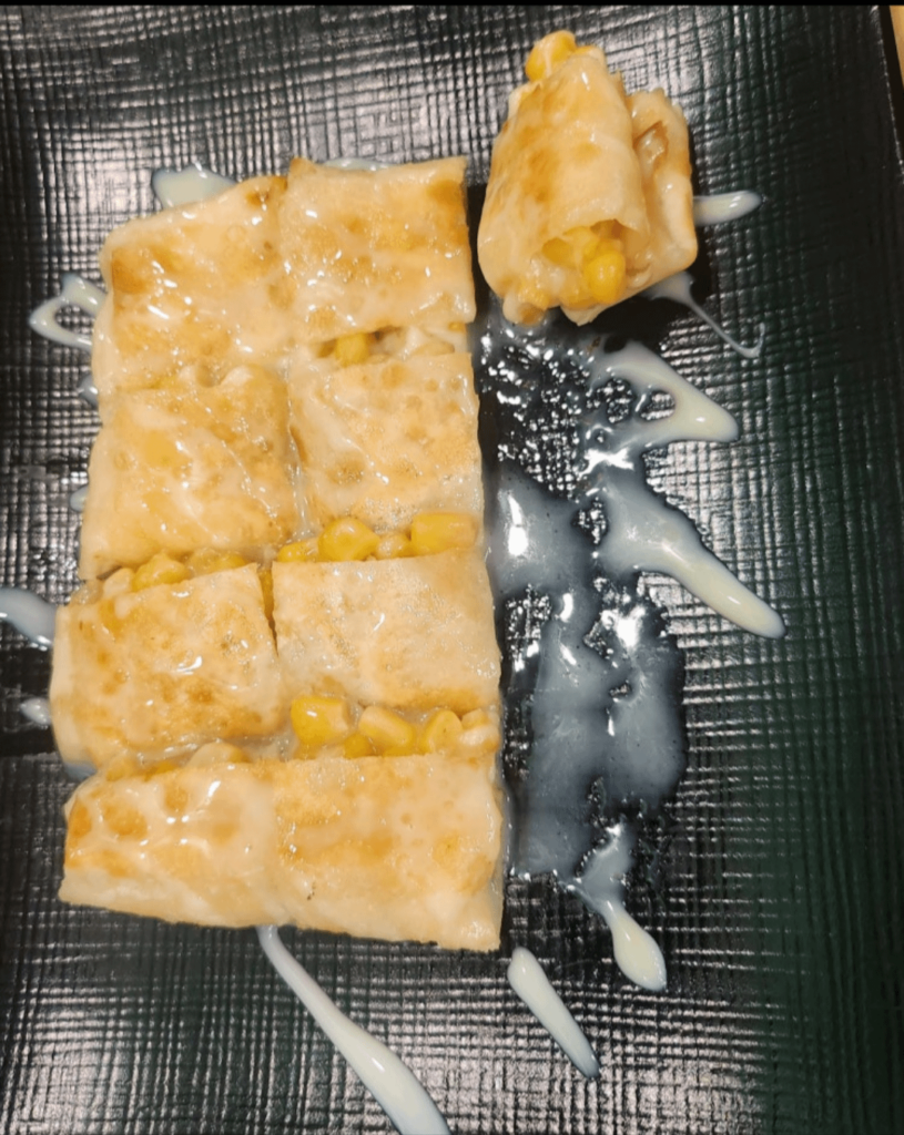 banana pancake & mango sticky rice