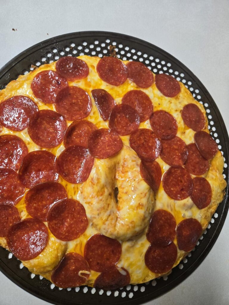 This pizza better stop playing with me...