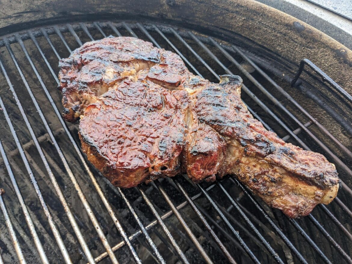 Man, I love a good bone-in ribeye